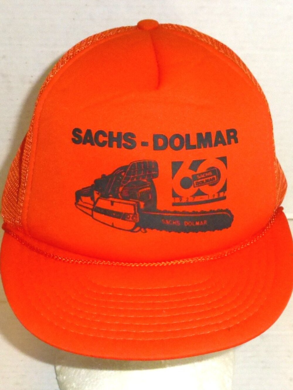 VTG Sachs-Dolmar Snapback Adjustable Trucker Hat with Mesh Back